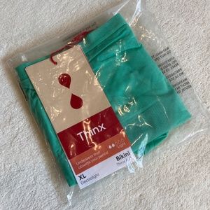 Thinx Brand Air Bikini Period Underwear (Electrolight Teal XL)